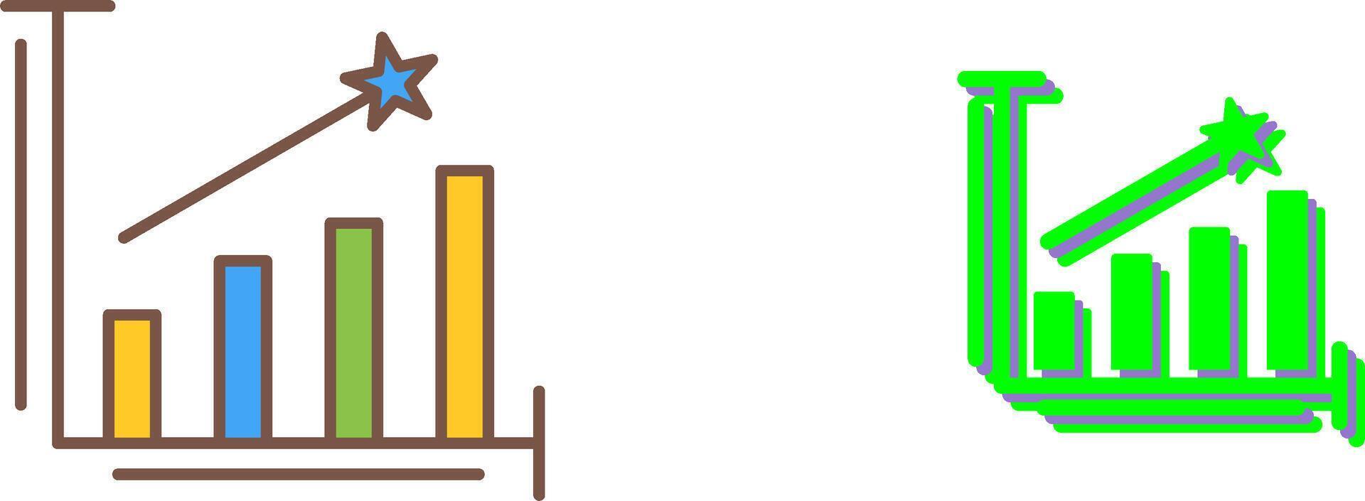Line Bars Icon Design vector