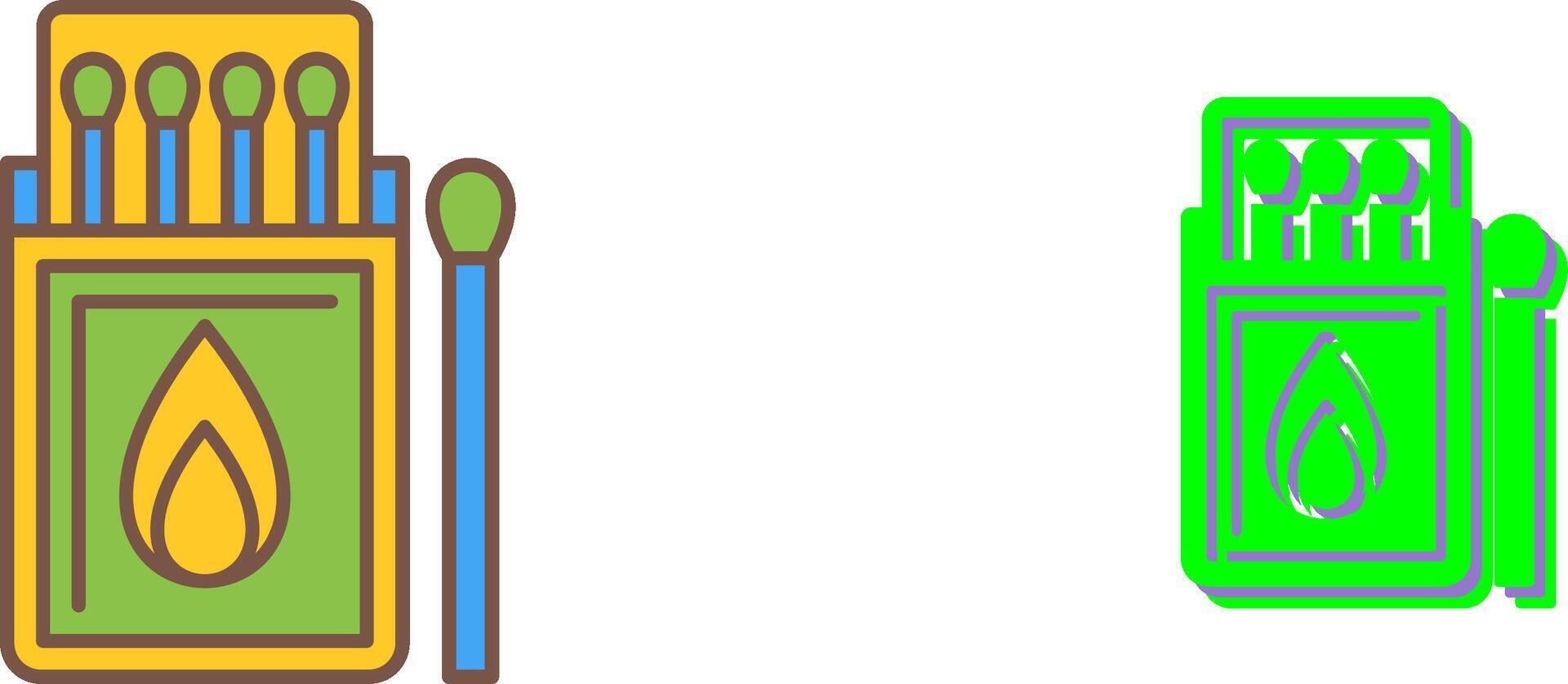 Match Box Icon Design vector