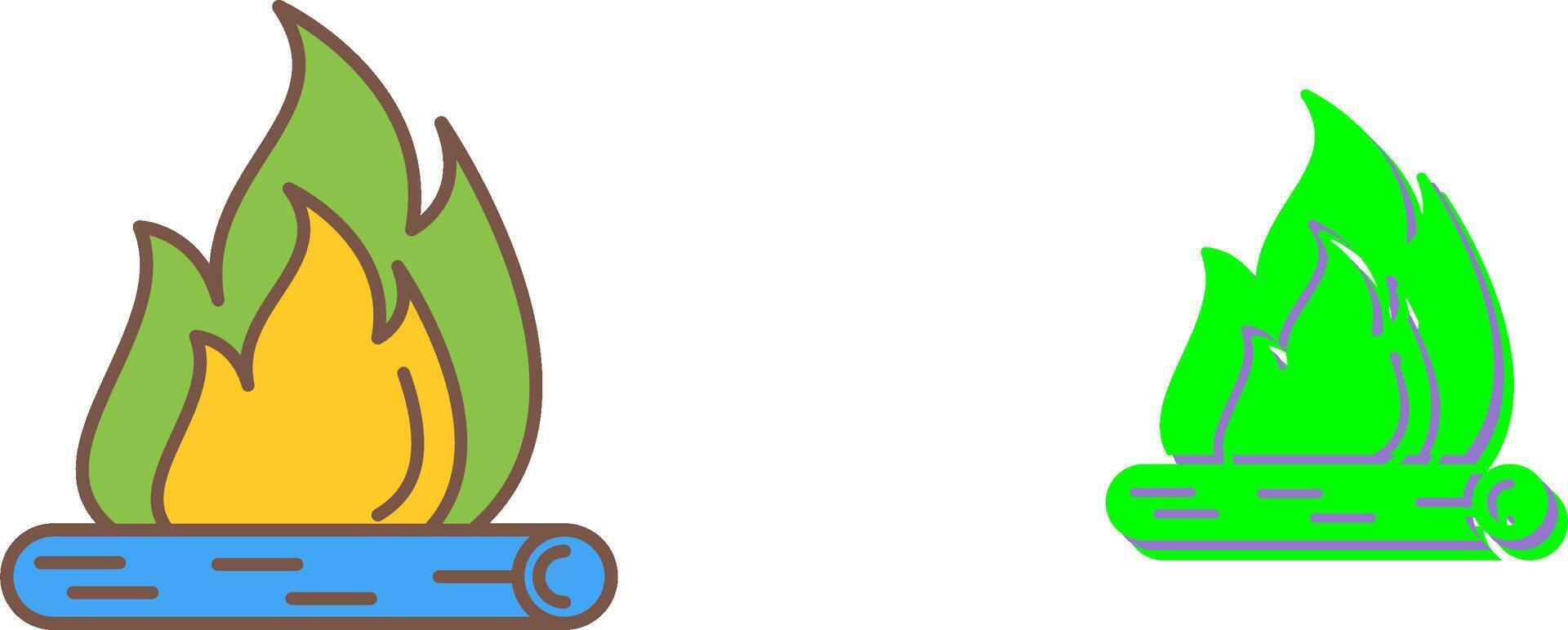 Fire Icon Design vector