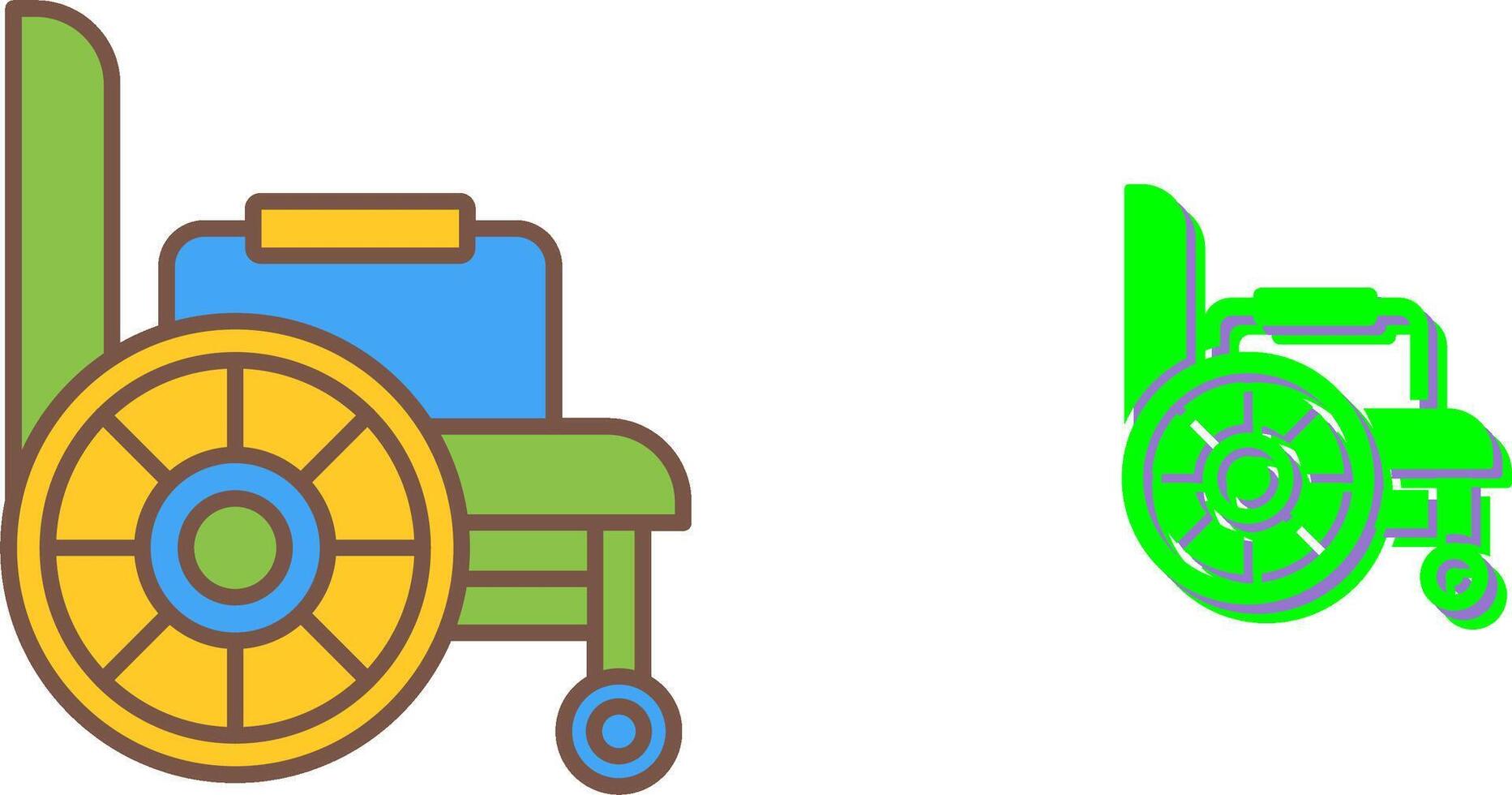 Wheelchair Icon Design vector