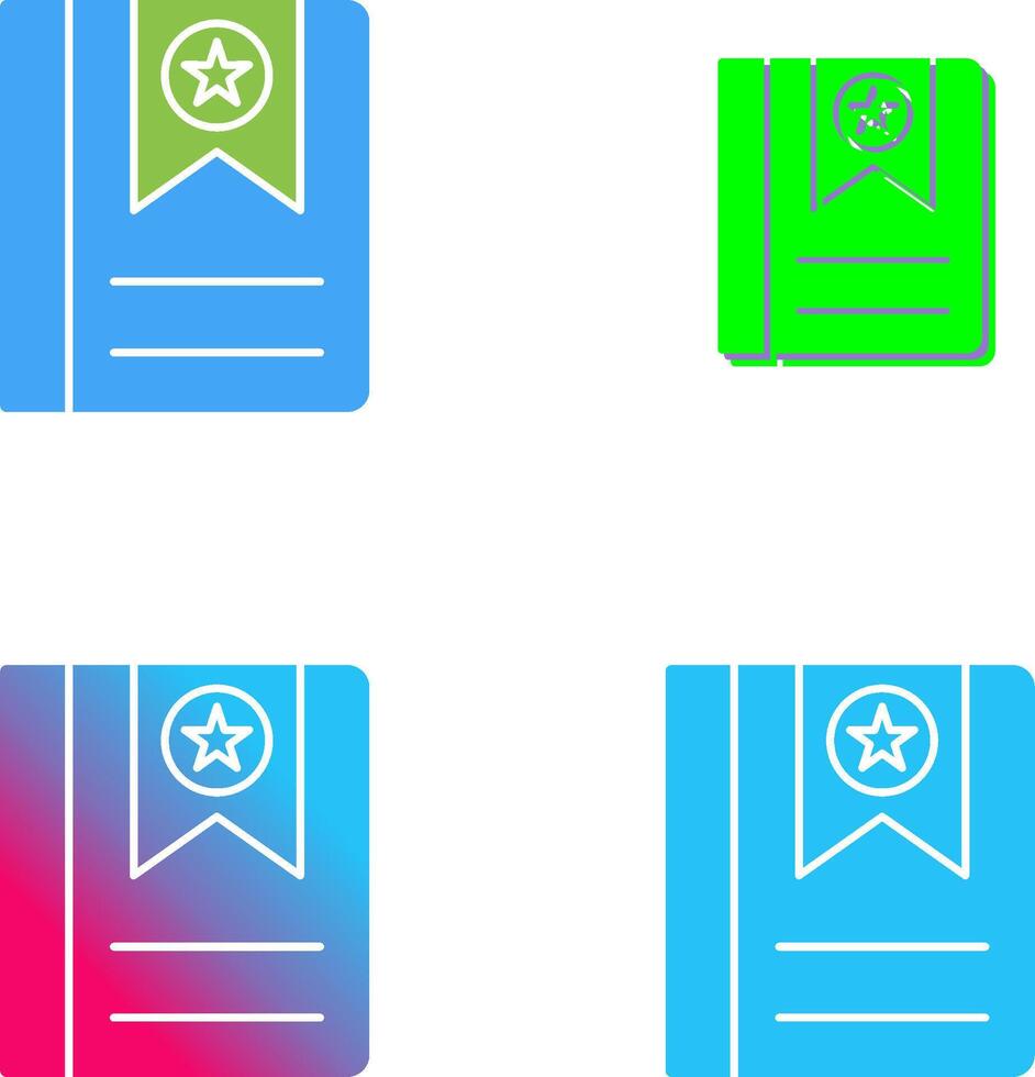 Bookmark Icon Design vector