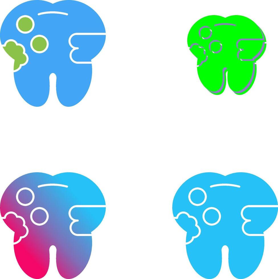 Caries Icon Design vector