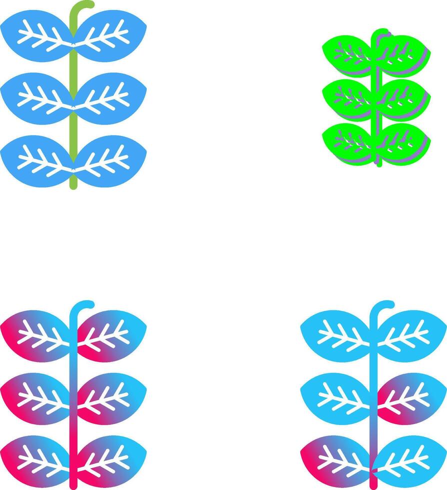 Tobacco Leafs Icon Design vector