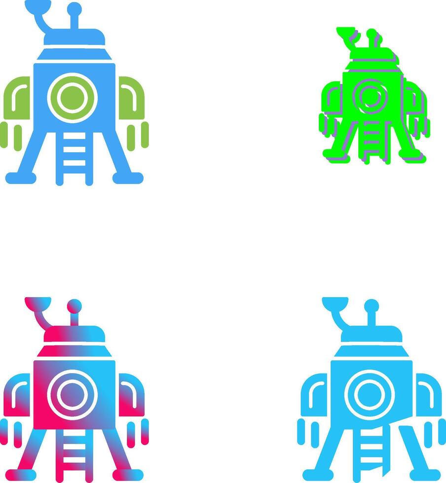Lander Icon Design vector