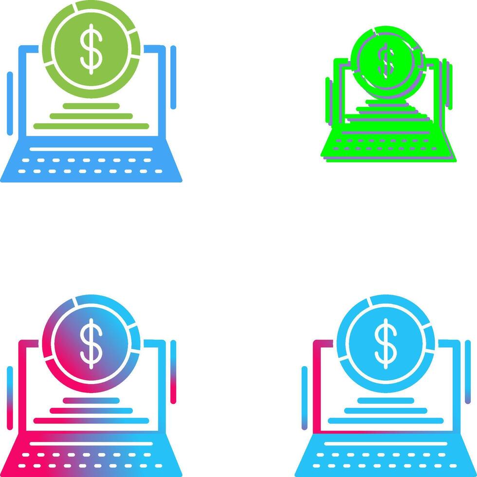 Laptop Icon Design vector