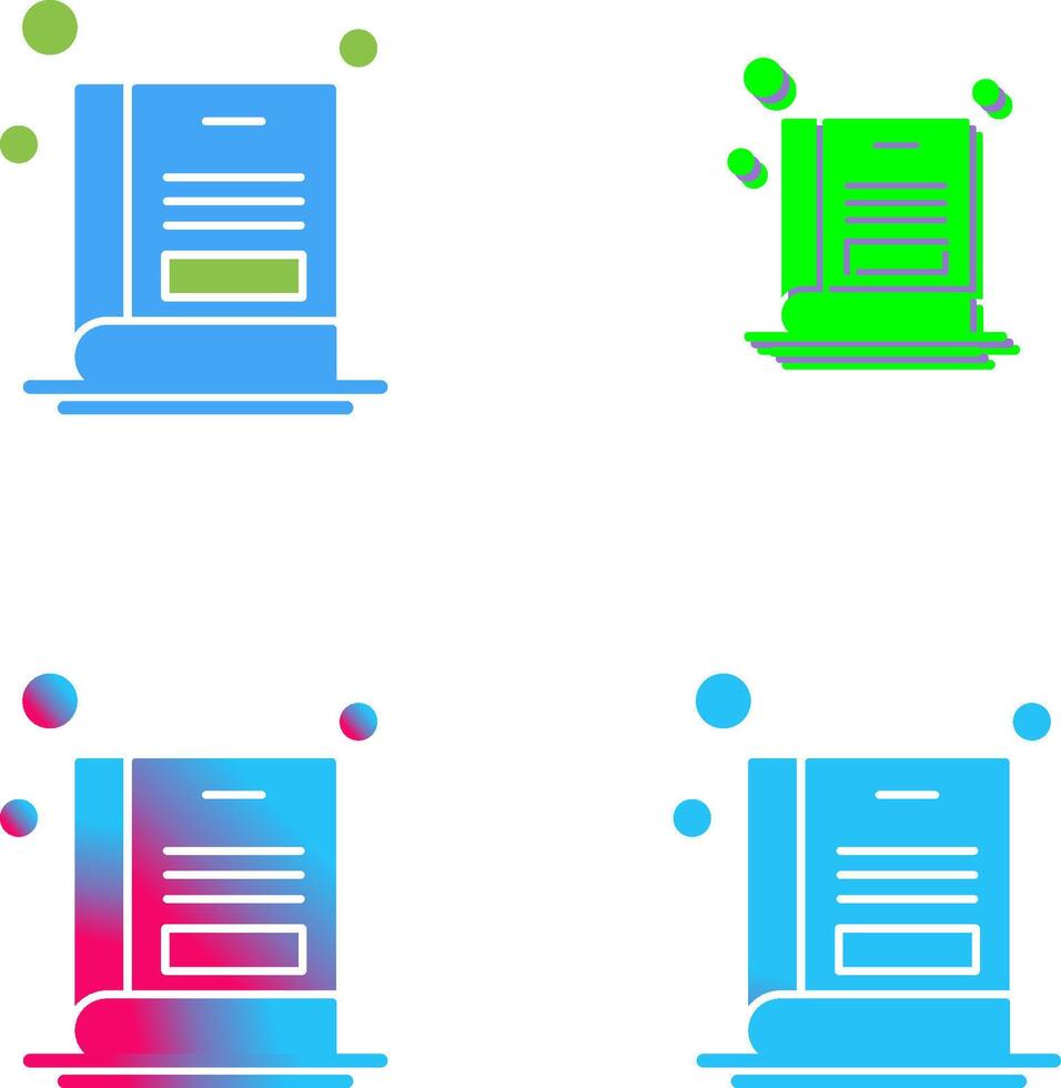 Book Icon Design vector