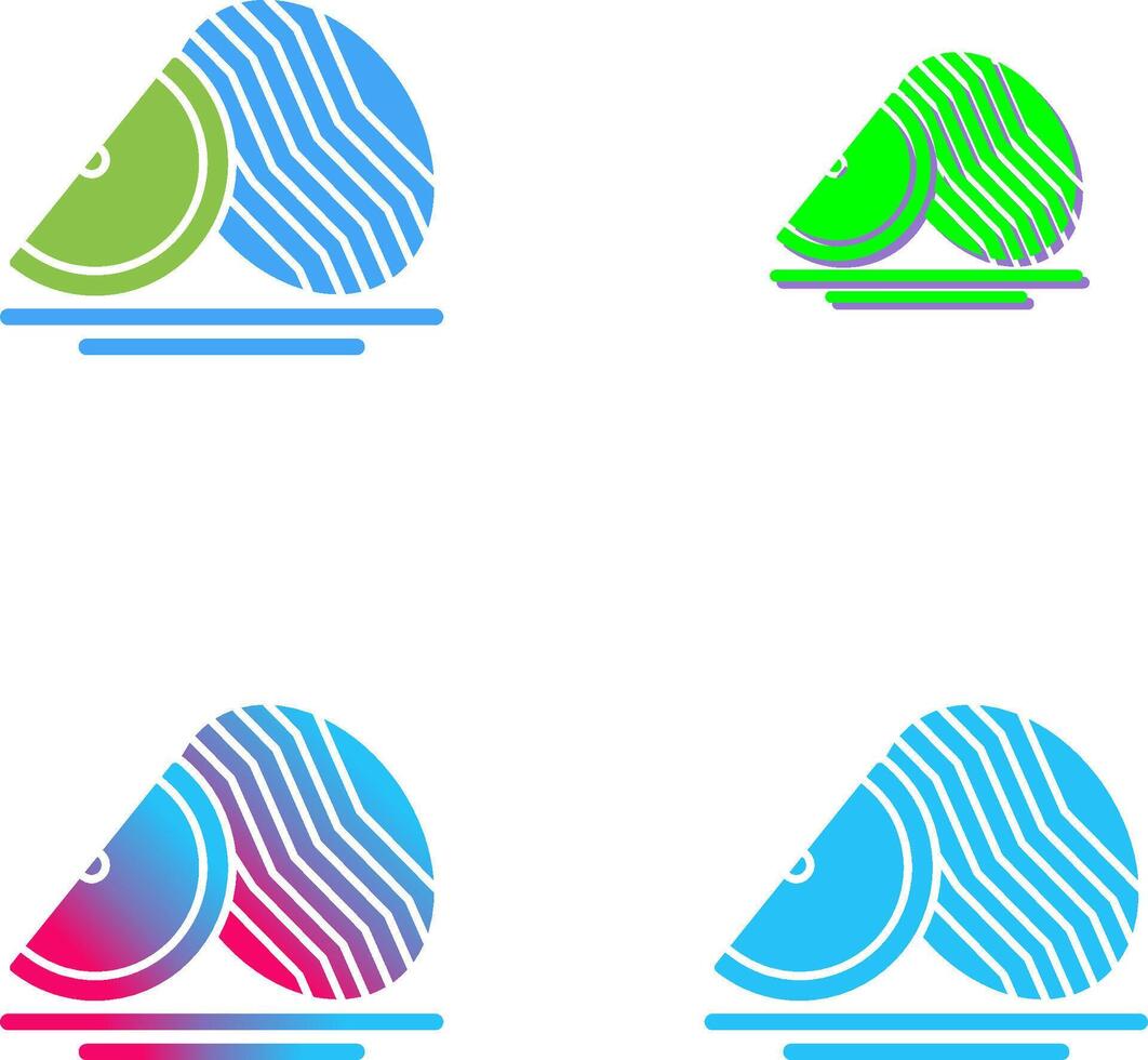 Watermelon Icon Design vector