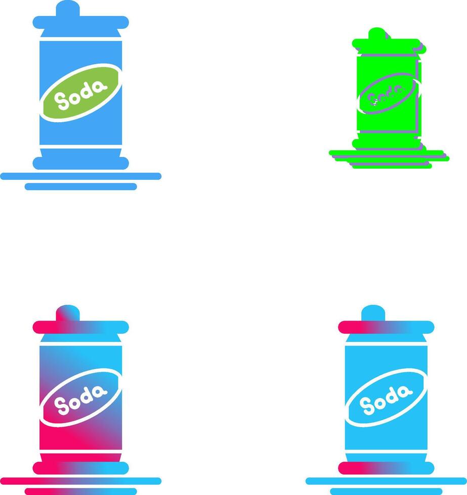 Soda Can Icon Design vector