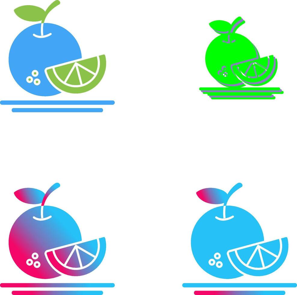 Orange Icon Design vector