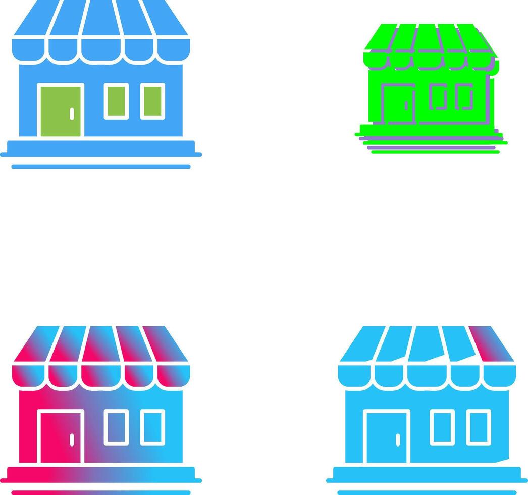 Shop Icon Design vector