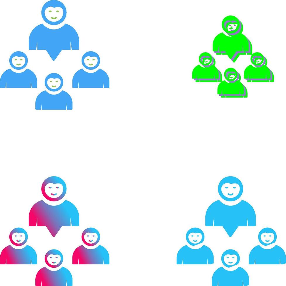 Group Icon Design vector