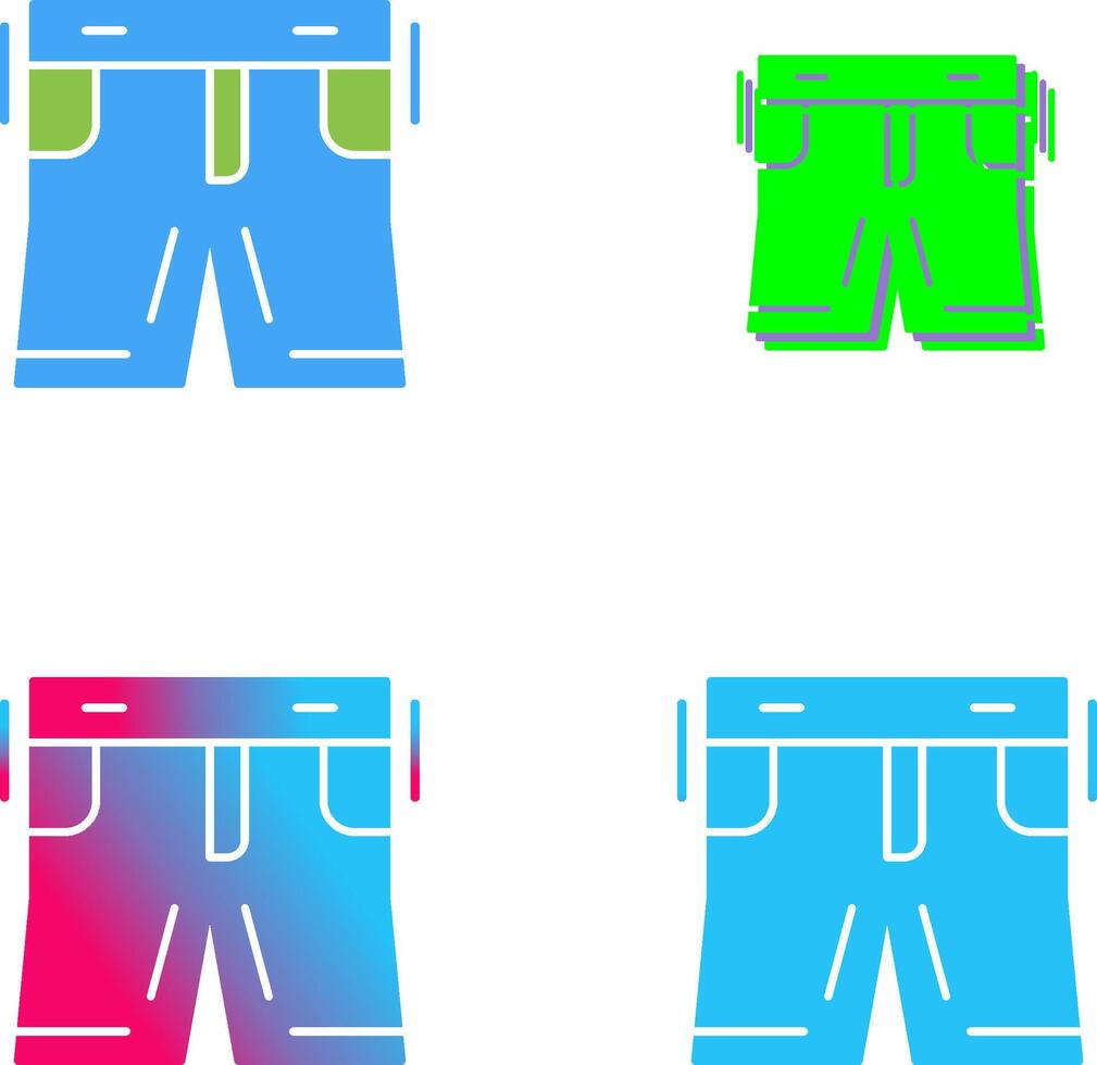Shorts Icon Design vector