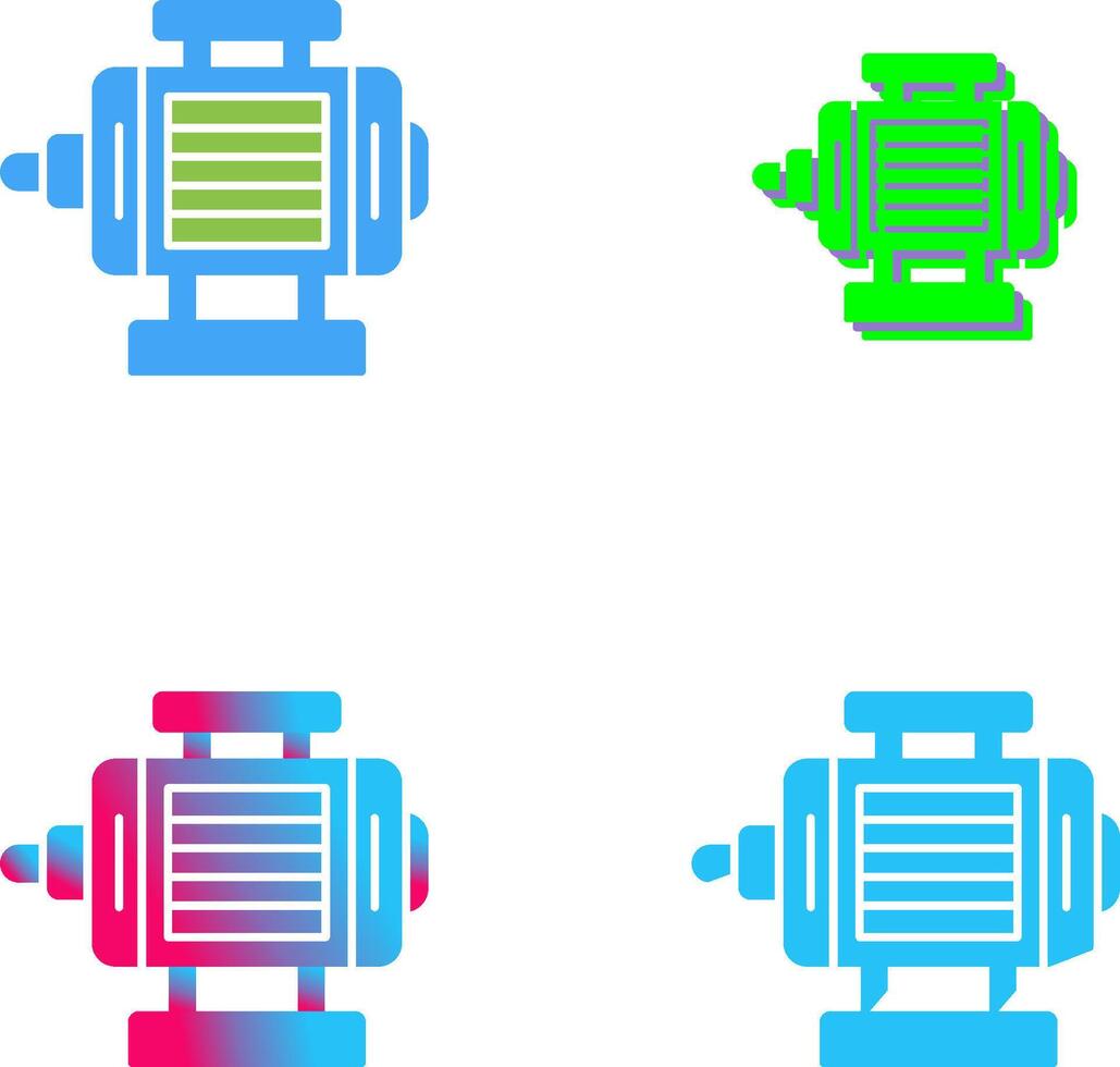 ELectric Motor Icon Design vector