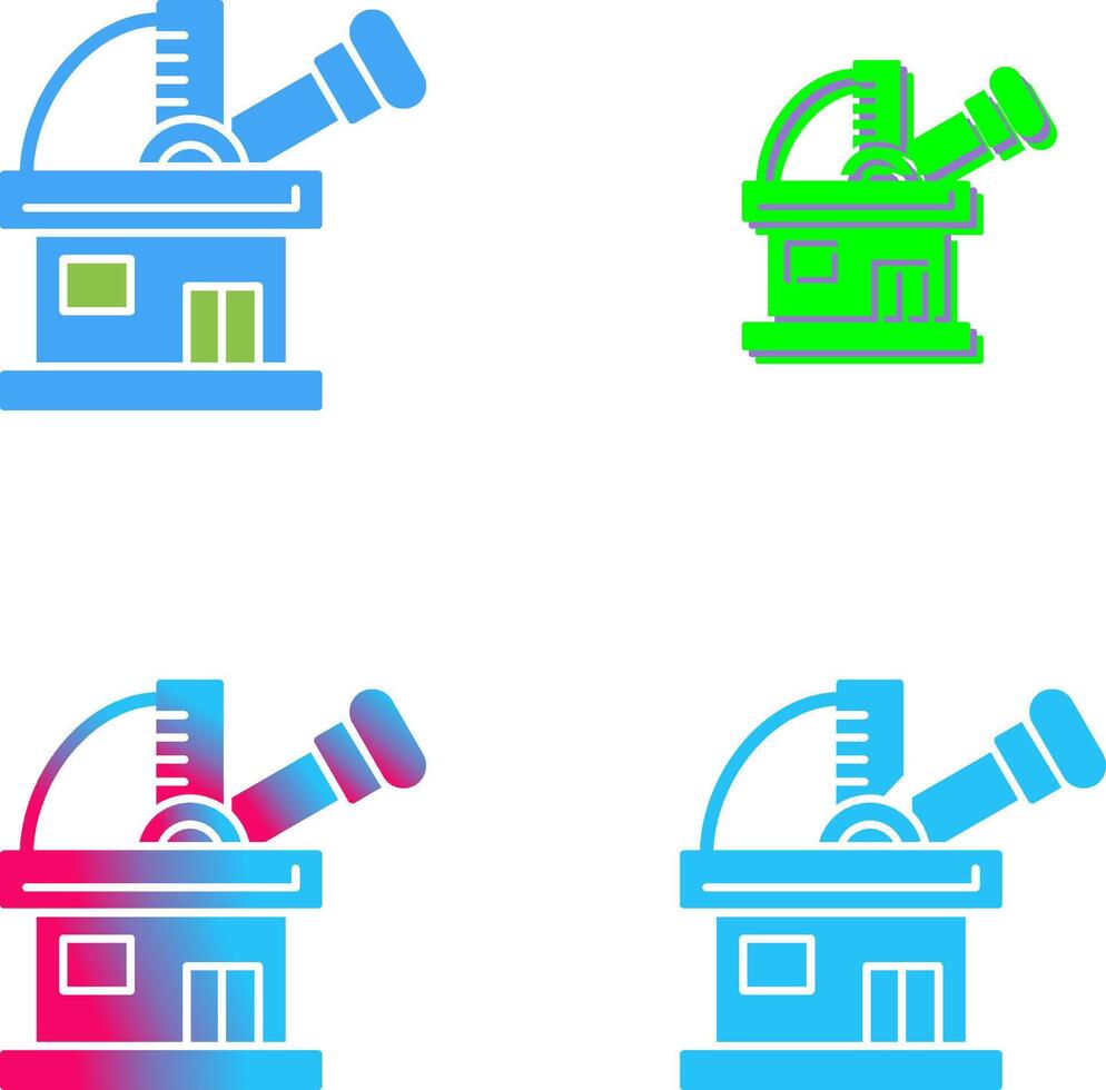 Observatory Icon Design vector