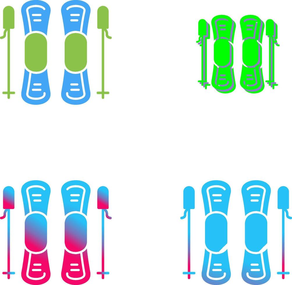 Ski Icon Design vector