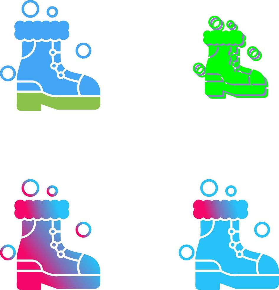 Snowshoes Icon Design vector