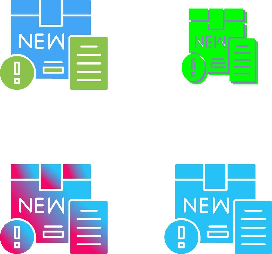 New Product Icon Design vector