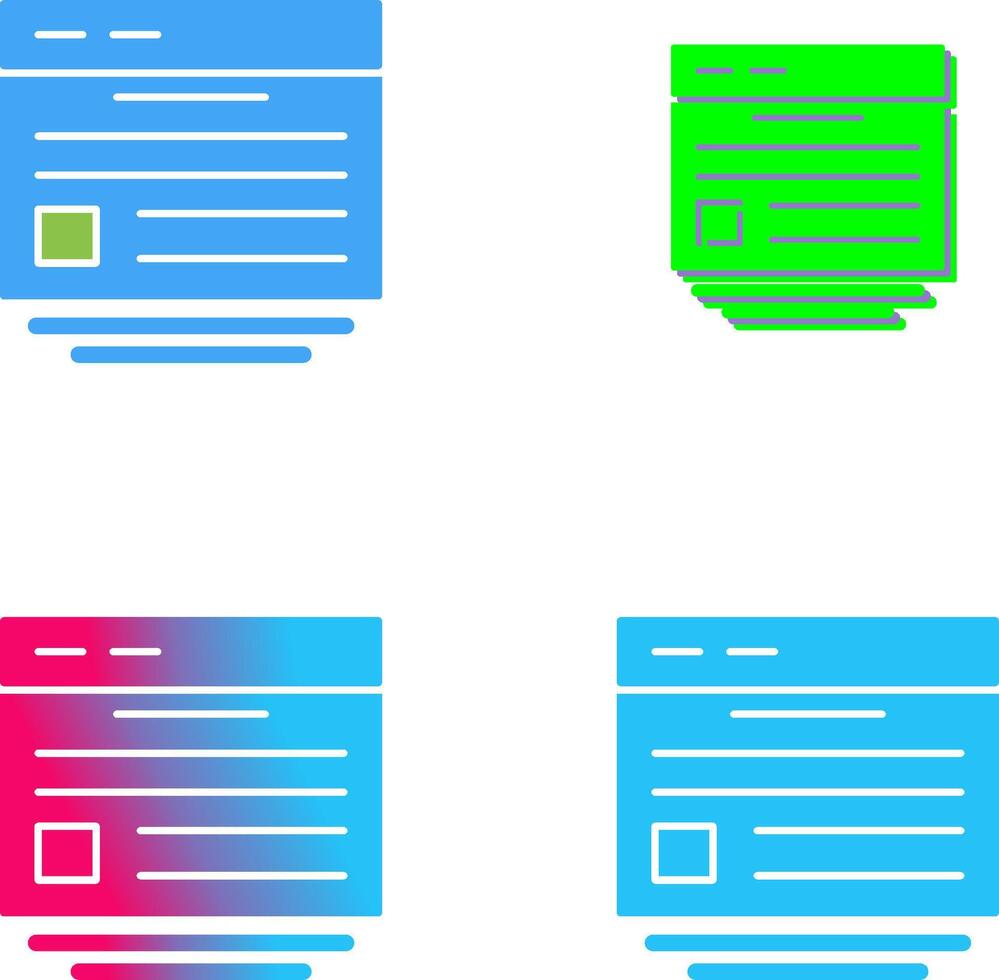 Website Icon Design vector