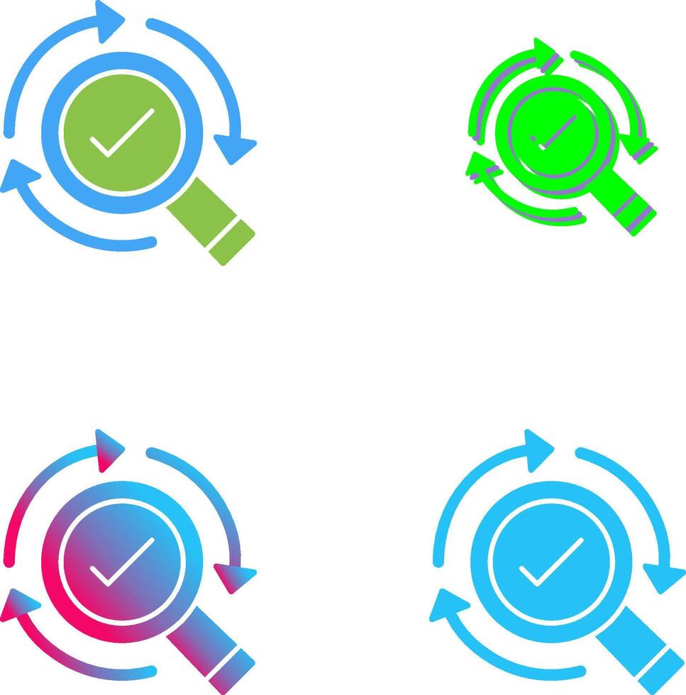 Research Icon Design vector
