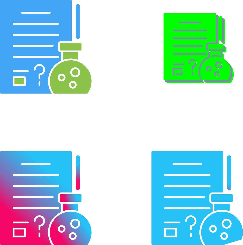 Hypothsis Icon Design vector