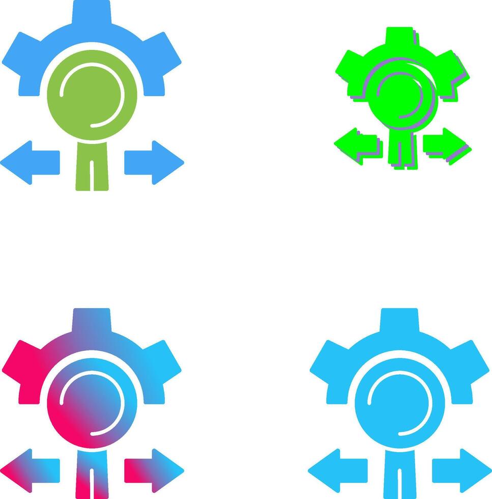 Research and Development Icon Design vector