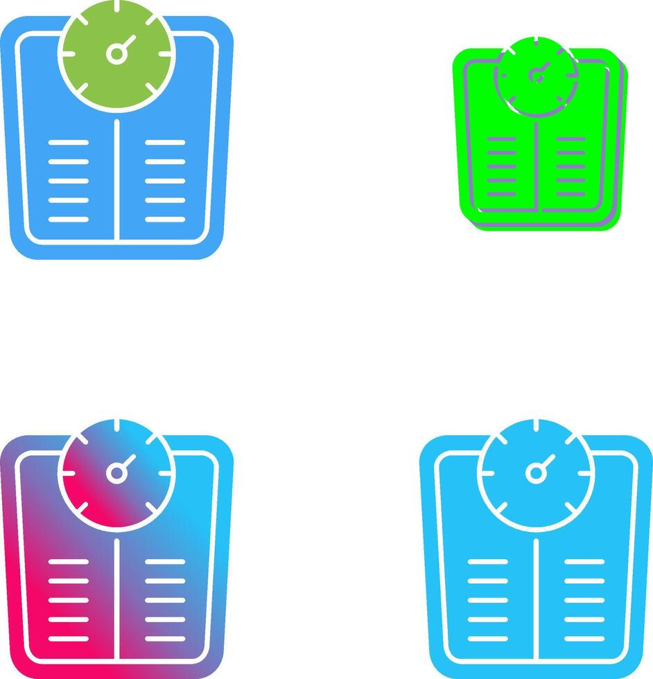 Weight Scale Icon Design vector