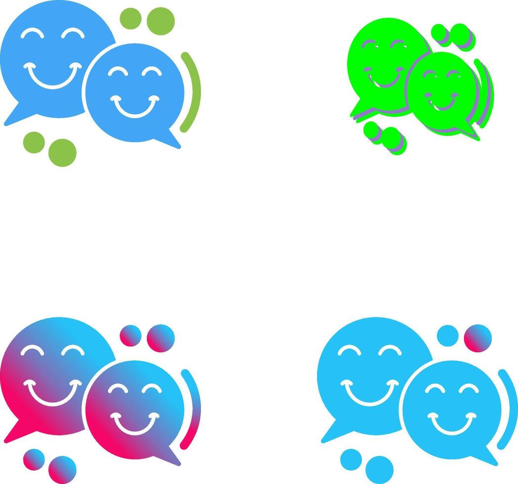 Chatting Icon Design vector