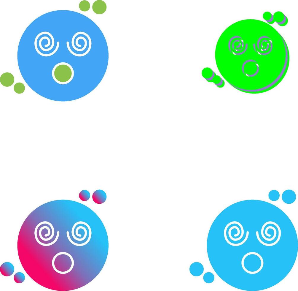 Dizzy Icon Design vector