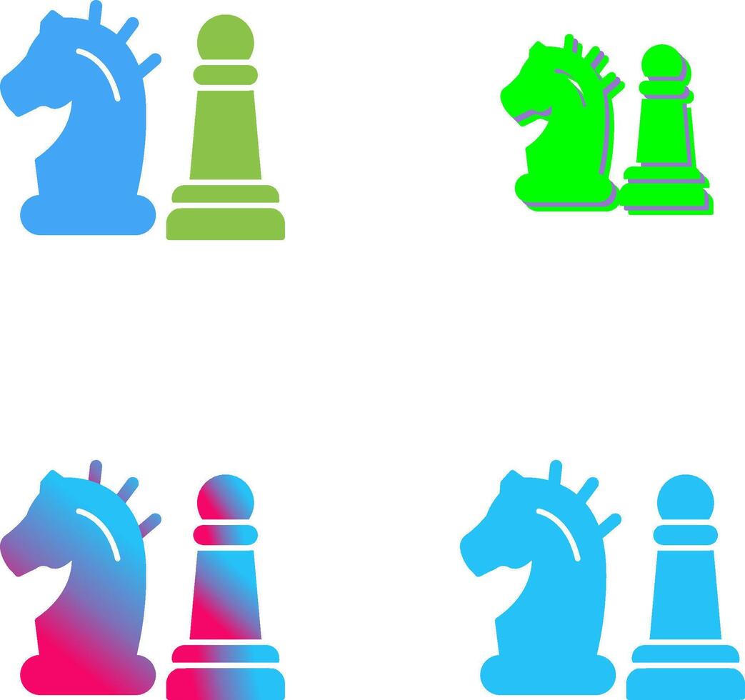 Chess Piece Icon Design vector