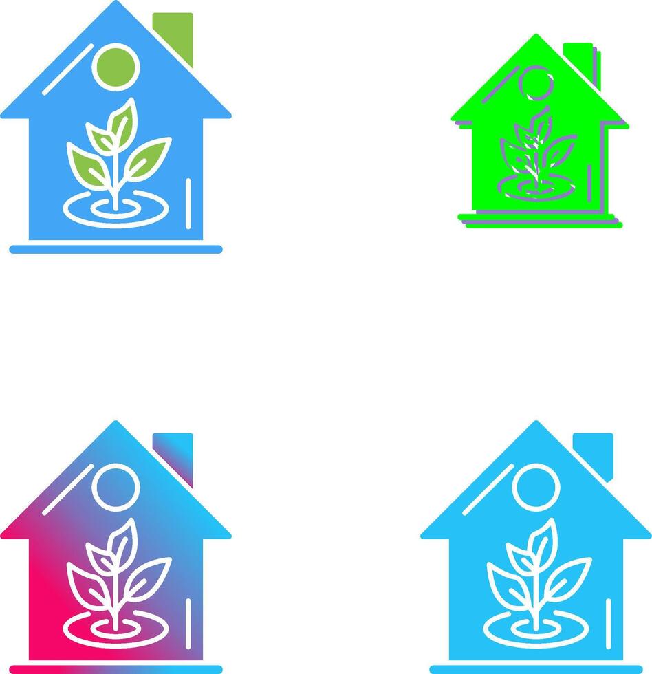 Plant Icon Design vector