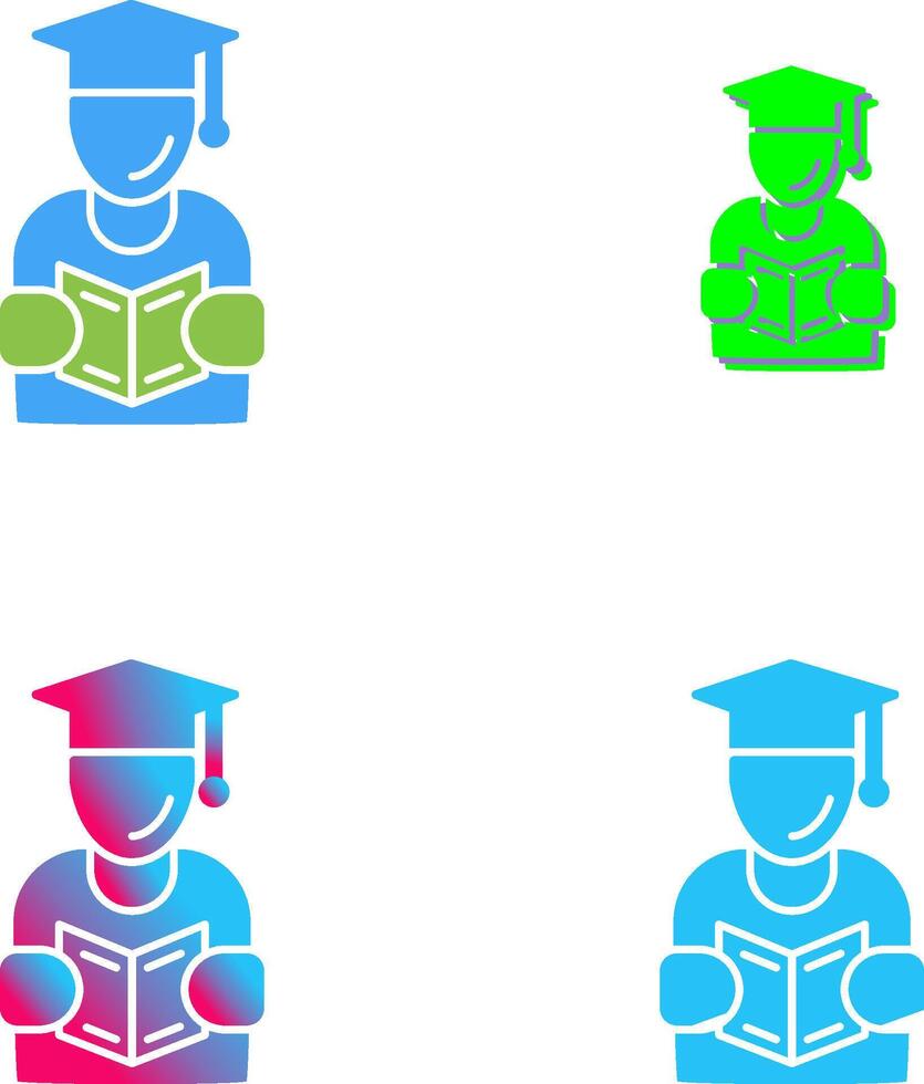Learning Icon Design vector