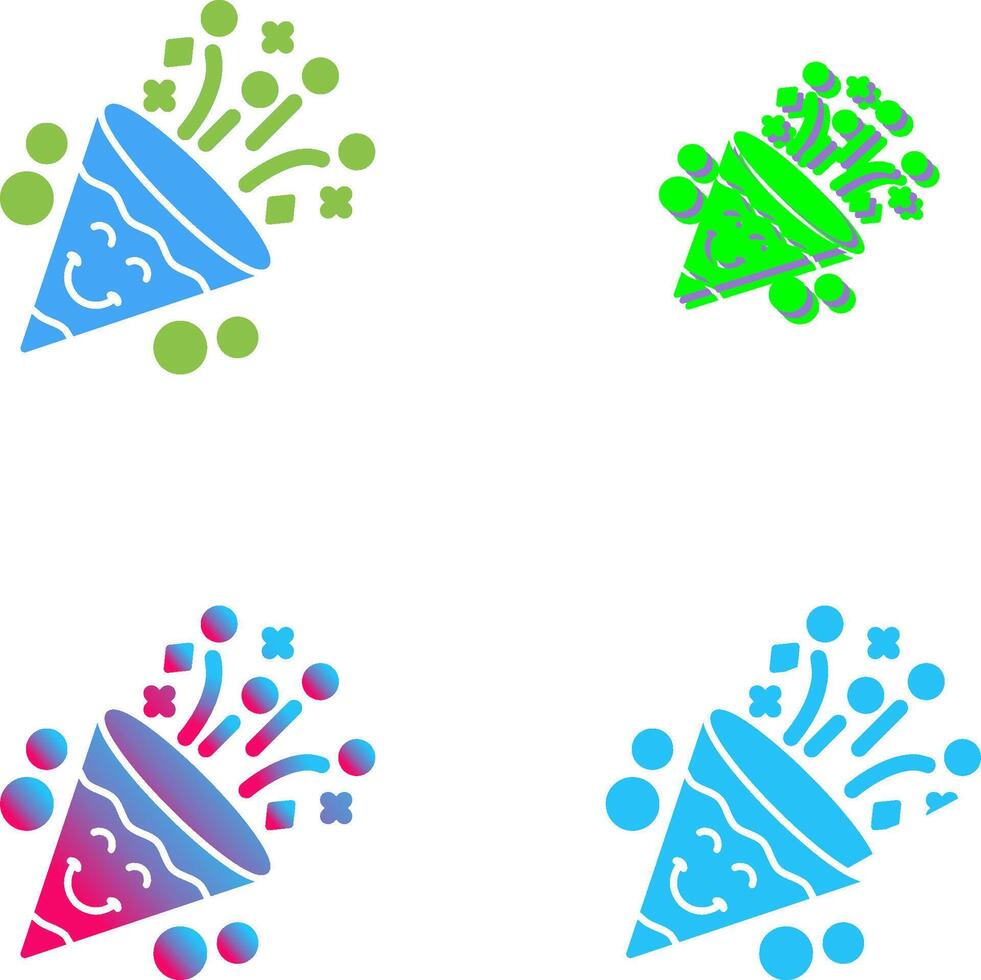 Poppers Icon Design vector