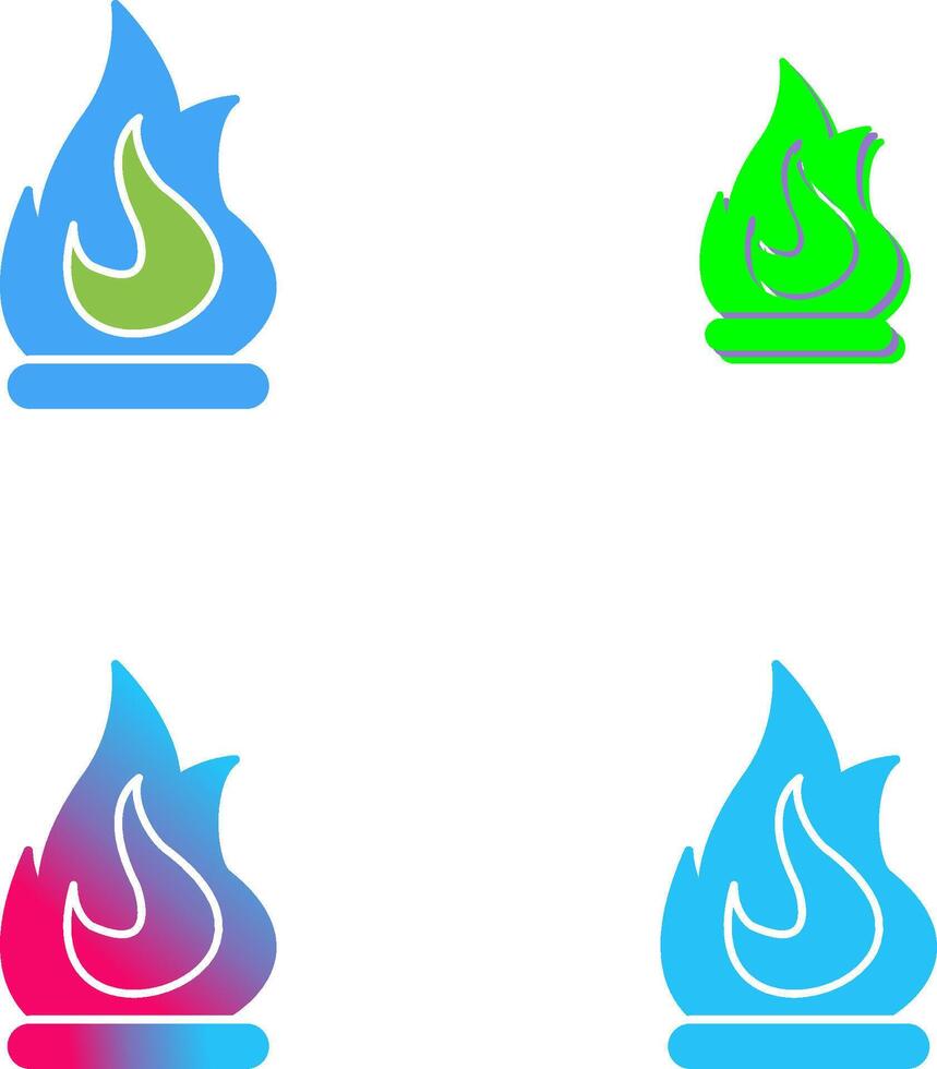 Fire Icon Design vector