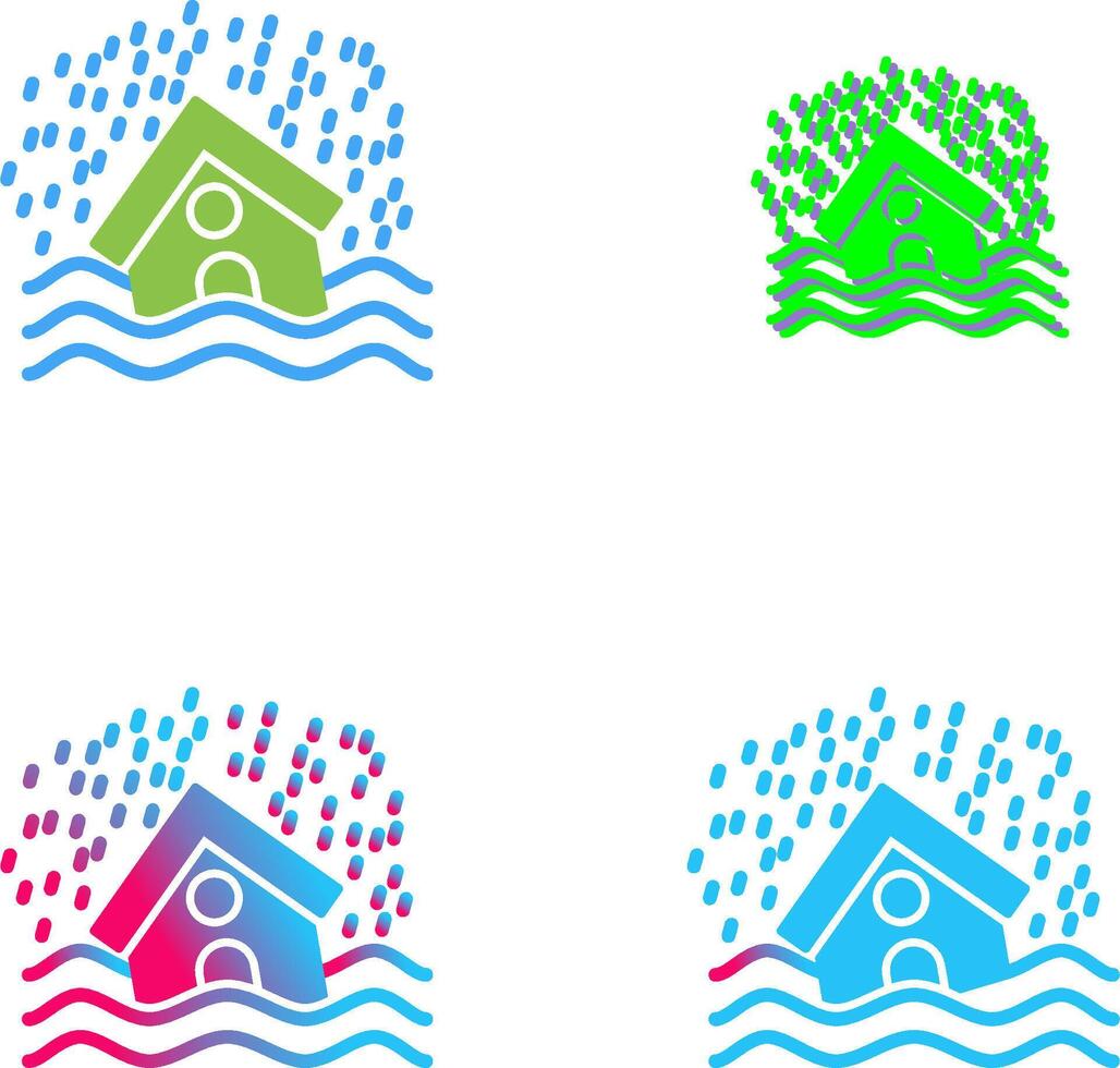 Disaster Icon Design vector