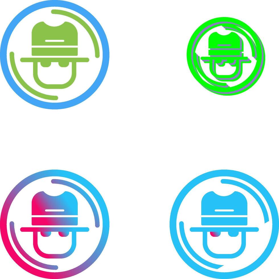 Spy Icon Design vector