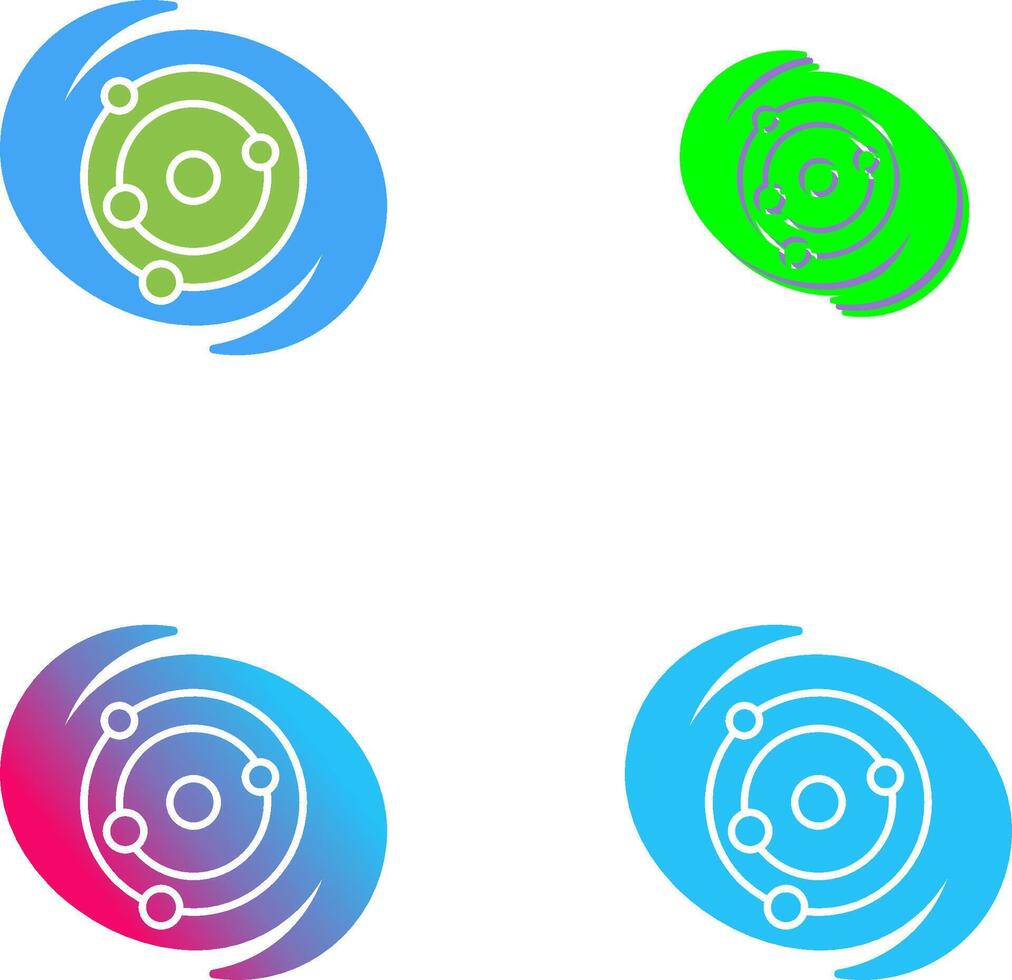 Galaxy Icon Design vector