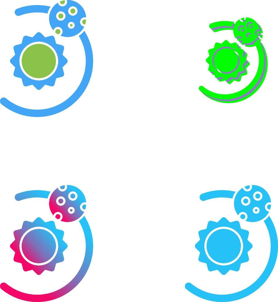 Orbit Icon Design vector