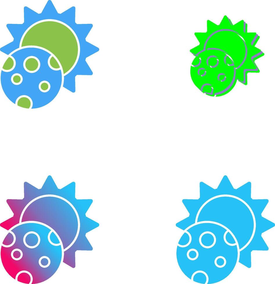 Eclipse Icon Design vector
