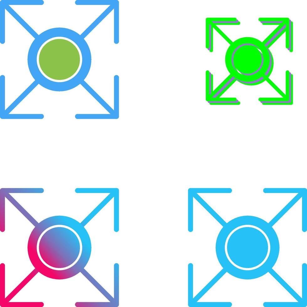 Expand Icon Design vector
