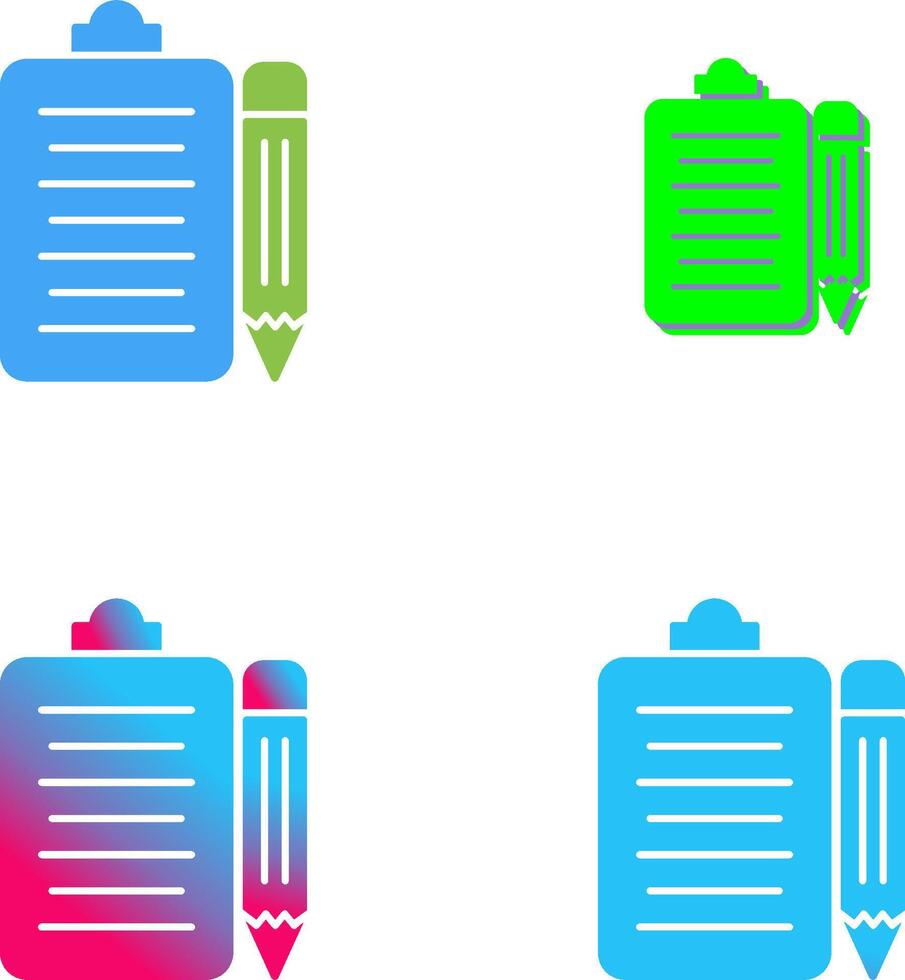 Clipboard Icon Design vector