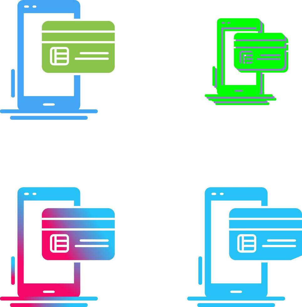 Cashless Payment Icon Design vector