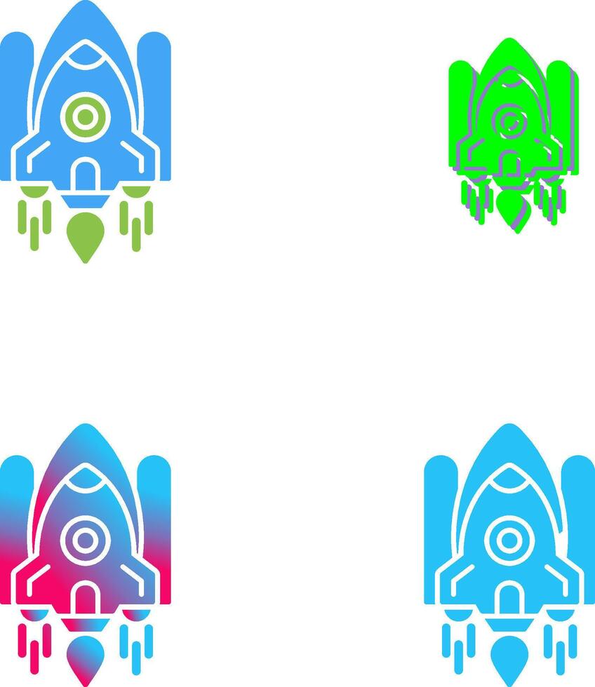 Space Shuttle Icon Design vector