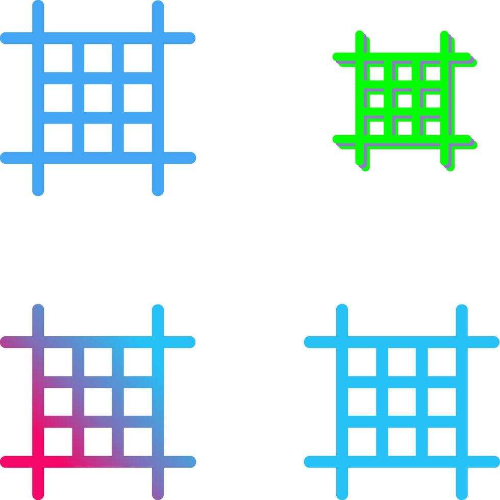 Square Layout Icon Design vector