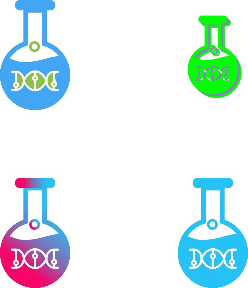 Dna Icon Design vector