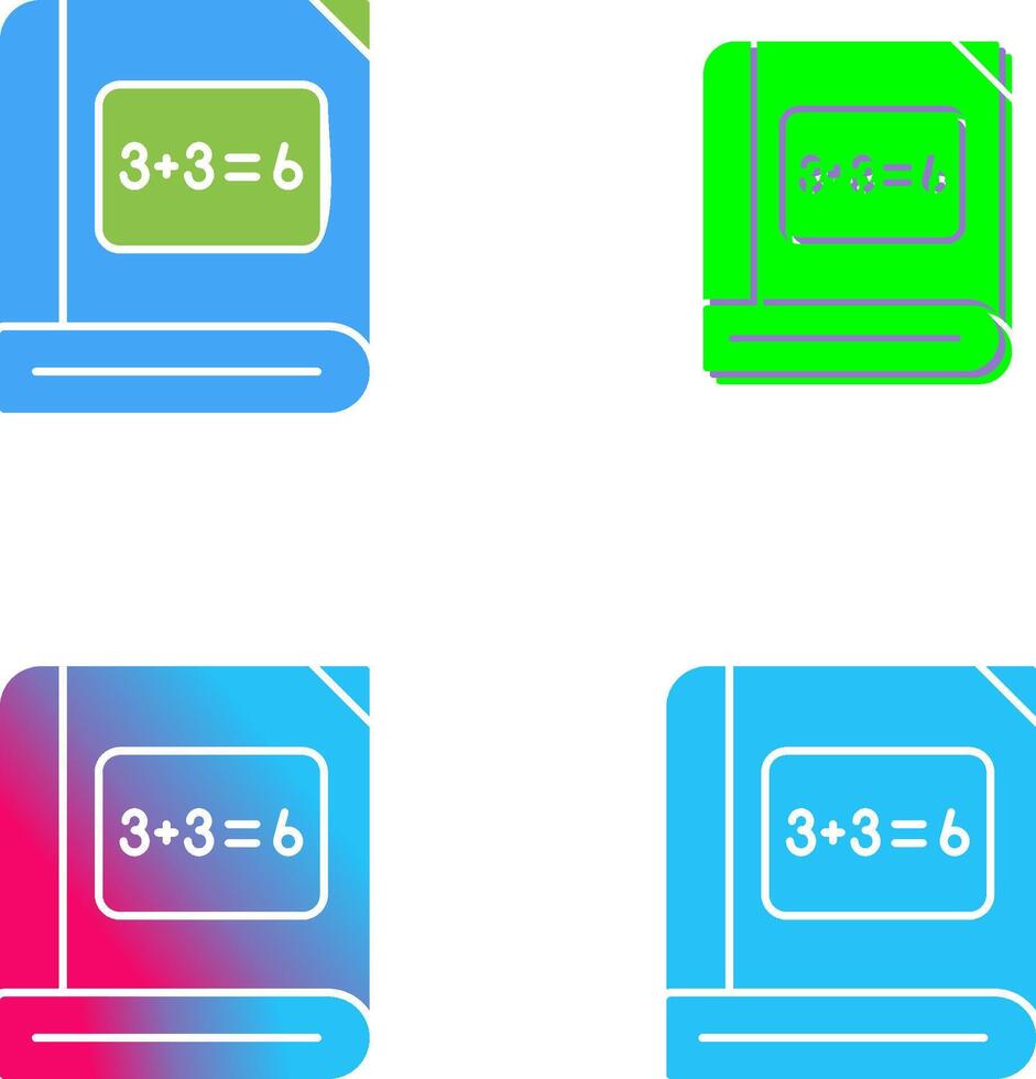 Math Icon Design vector