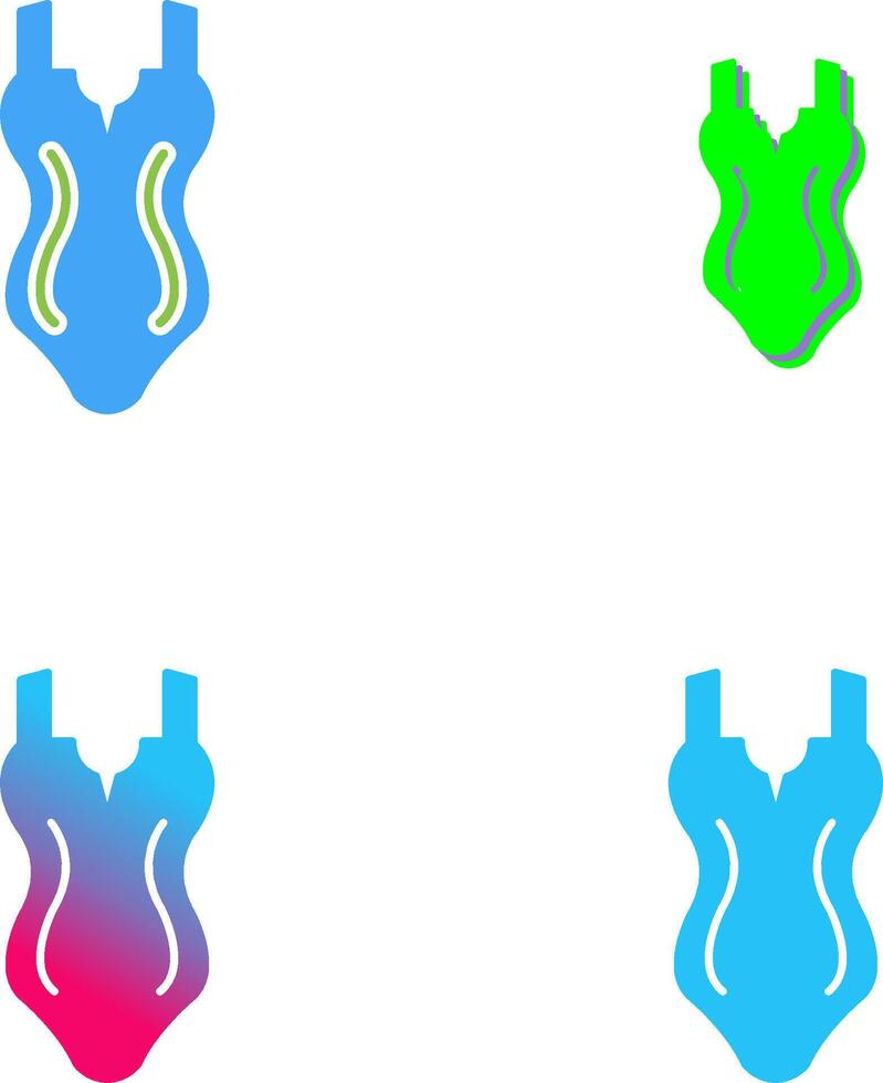 Swim Suit Icon Design vector