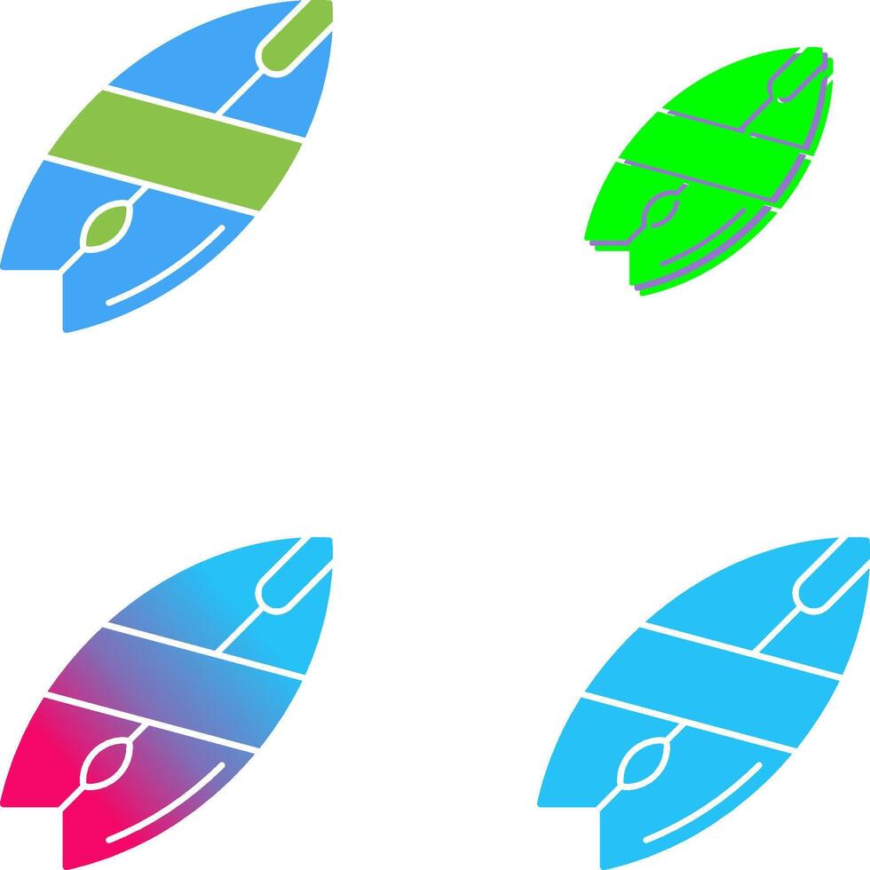 Surfboard Icon Design vector