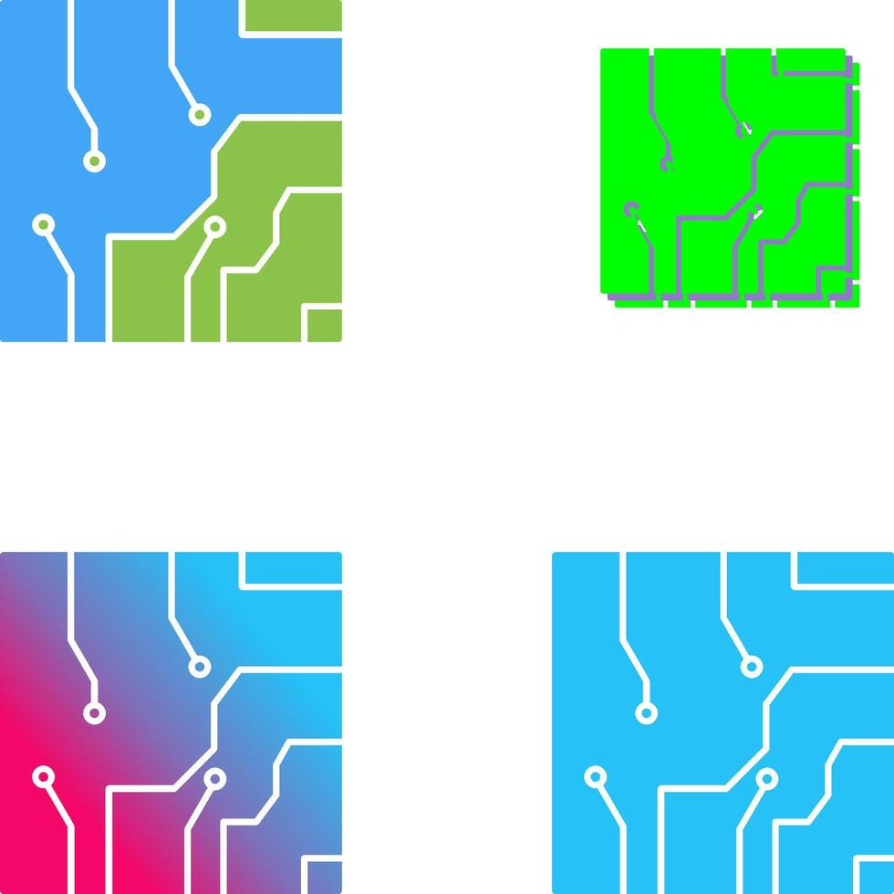 Electrical circuit Icon Design vector