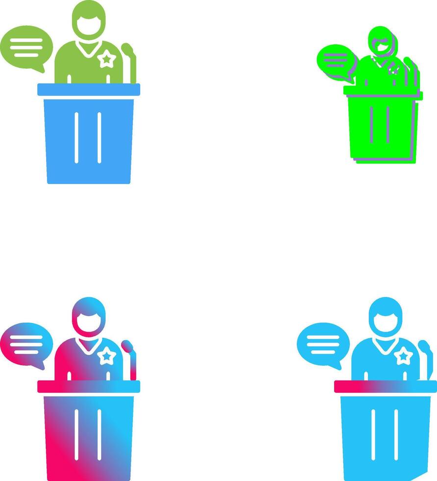 Debate Icon Design vector