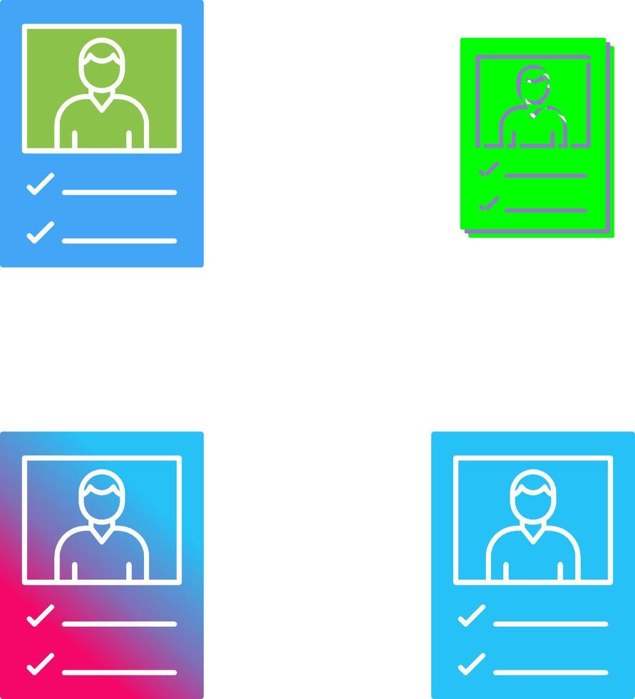 Ballot Icon Design vector